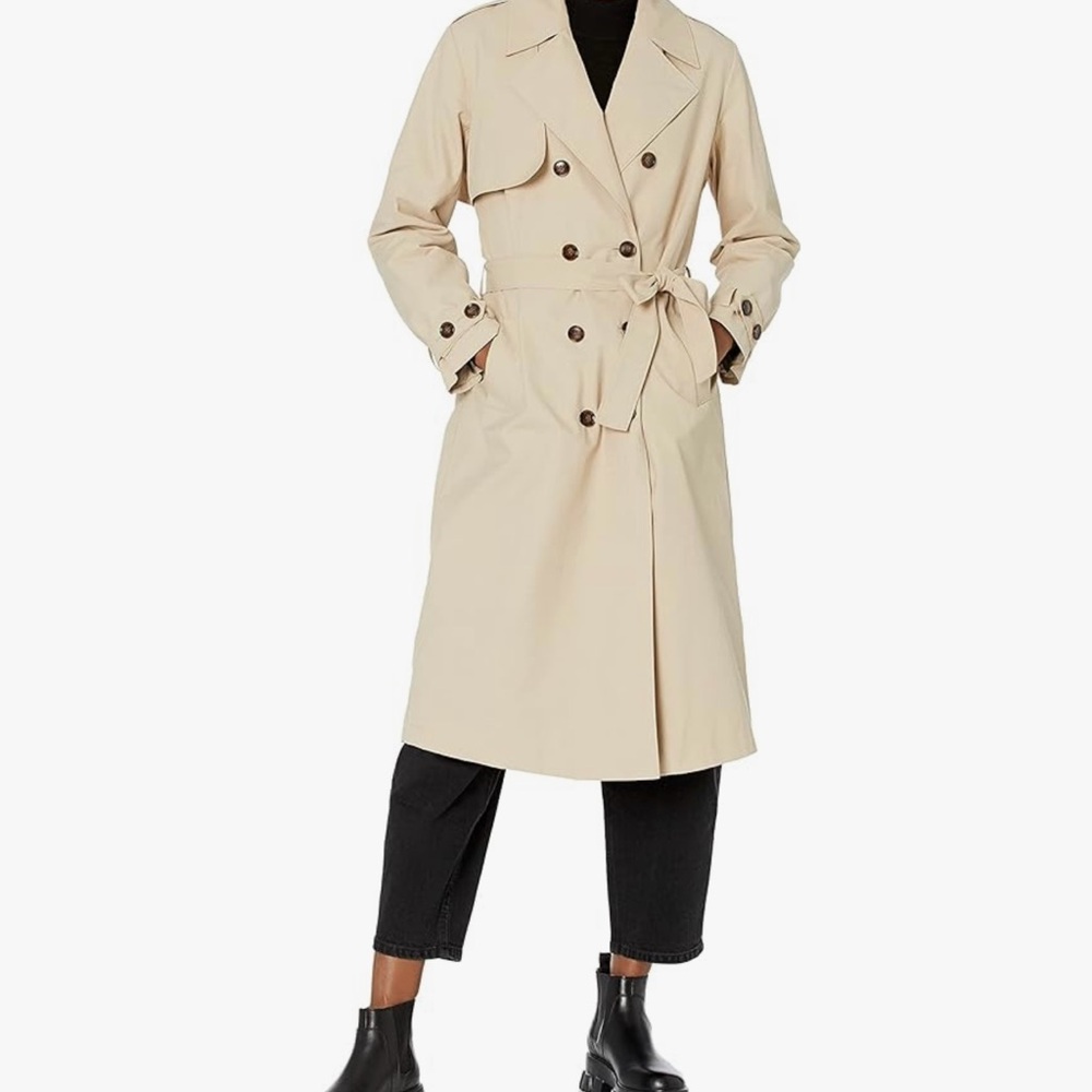 The Drop Women's Classic Beige Trench Coat‎ Size Small